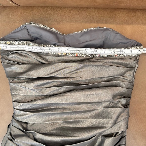 LUXE GIGI by La Femme NWOT $400 Strapless Evening Gown Jeweled size 16 - Picture 13 of 16